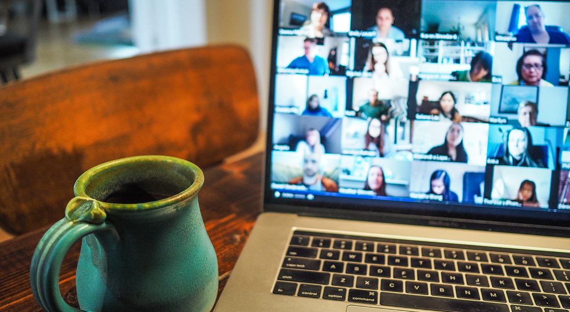 Online meeting and coffee 72px